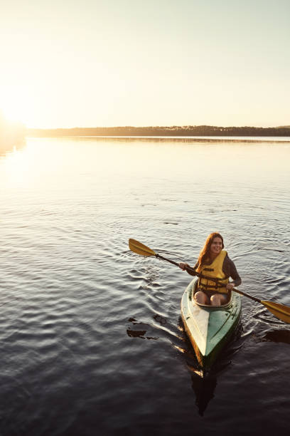 istock Out on the water and in the kayak 907650096