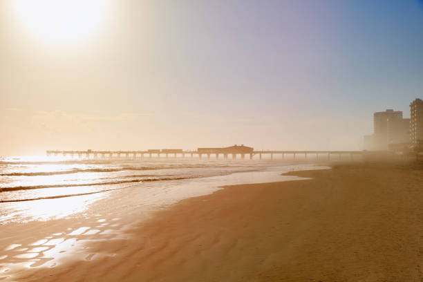 istock Daytona Beach in Florida with pier USA 907652424