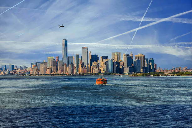 istock New York City with Ferries and Planes 907662882