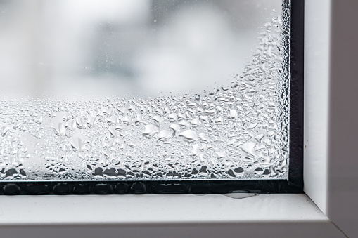 condensation on plastic window