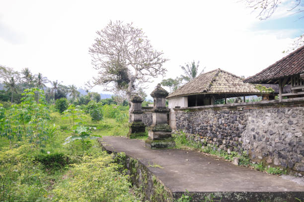 istock Cemetery Temple in Balinese Village 907671532