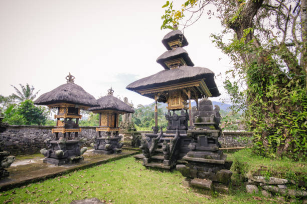 istock Cemetery Temple in Balinese Village 907671550