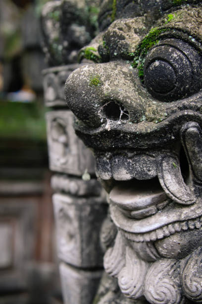 istock Balinese Temple Bedogol Guardian Statue 907683274