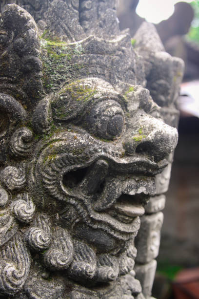 istock Balinese Temple Bedogol Guardian Statue 907683596