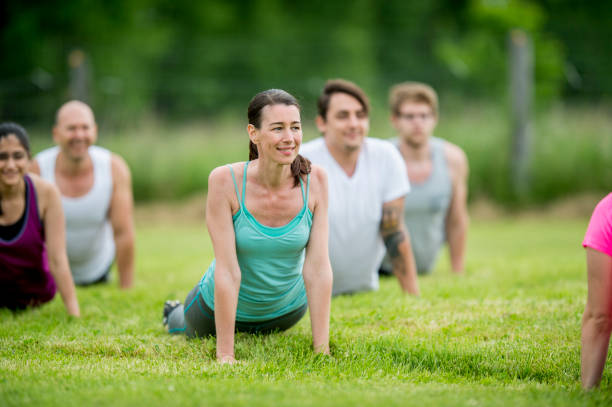istock Upward Dog Yoga Pose 907686628