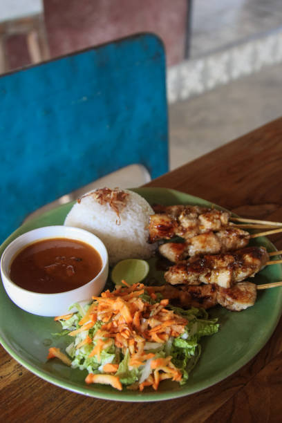 istock Balinese Food with Satay 907687146