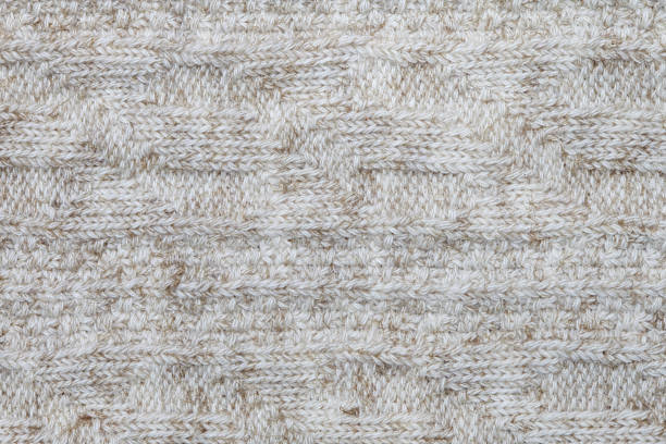 istock Full Frame Shot Of White Braided Wool 907693288
