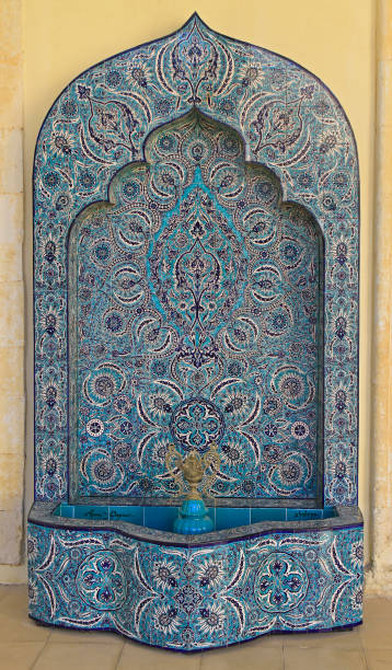 istock colorful fountain in arabic style 907699046