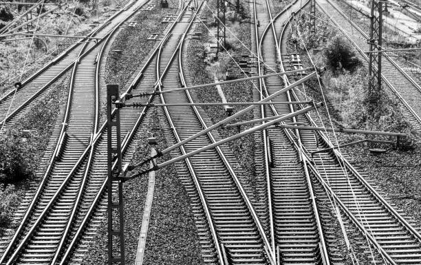 istock High Angle View Of Railroad Tracks 907724434