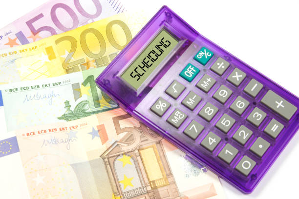 Euro Banknotes, A Calculator And Divorce
