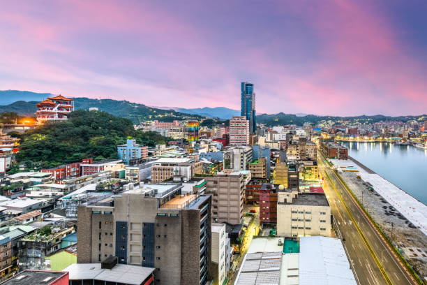 istock Keelung, Taiwan Skyline 907758904
