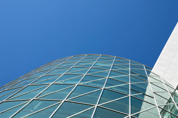 istock Business building and blue sky 907819722