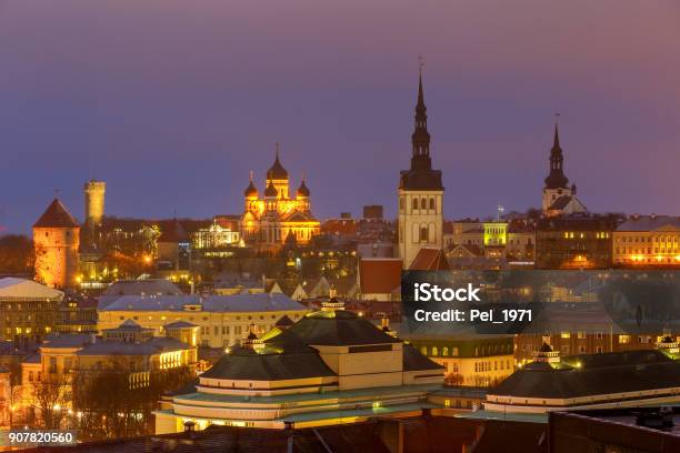 Tallinn The Alexander Nevsky Cathedral On Toompea Hill Stock Photo - Download Image Now