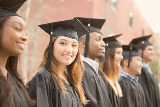 istock Latin descent female college student graduation on campus. 907839064