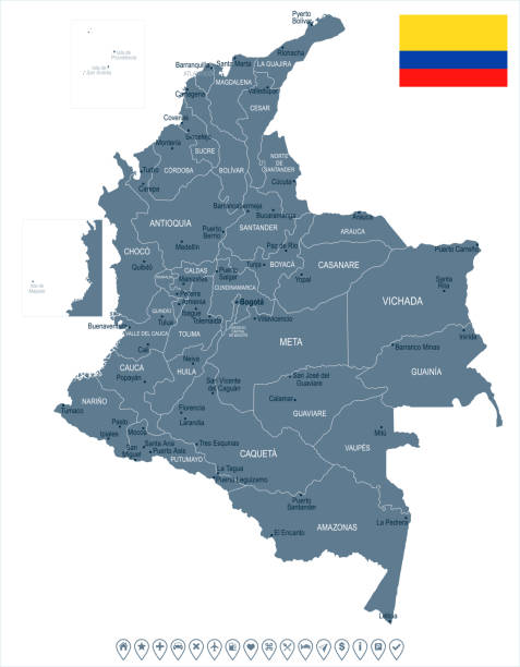 Colombia Pin Mapa 70+ Map With Pin In Of Bogota Colombia Stock Photos, Pictures & Royalty ...