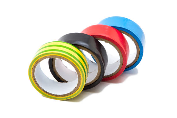 istock Duct tape isolated on white background 907854808