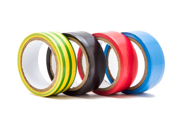 istock Duct tape isolated on white background 907854984