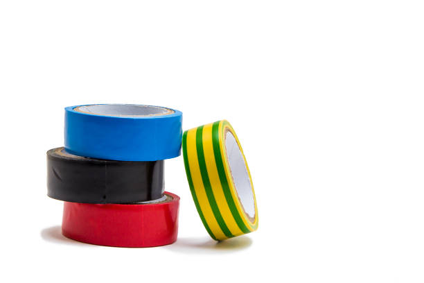 istock Duct tape isolated on white background 907855042