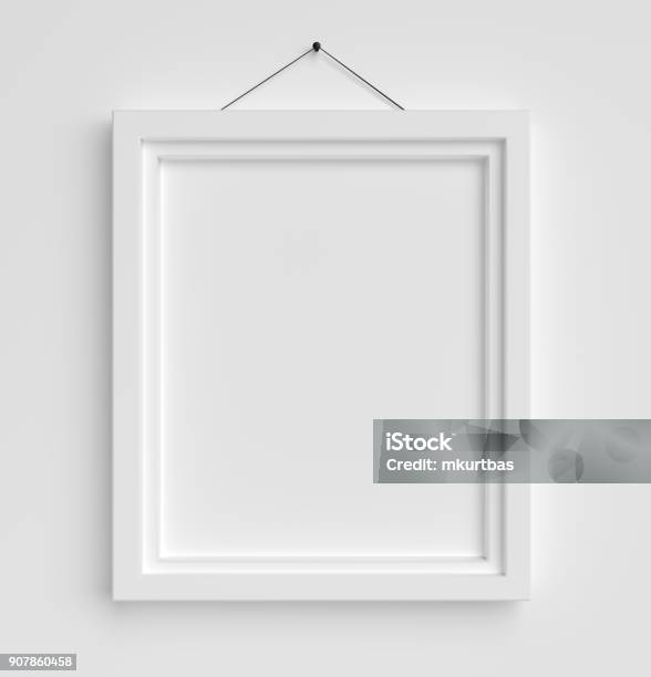 Picture Frame Stock Photo - Download Image Now - Picture Frame, Wall - Building Feature, Photographic Print