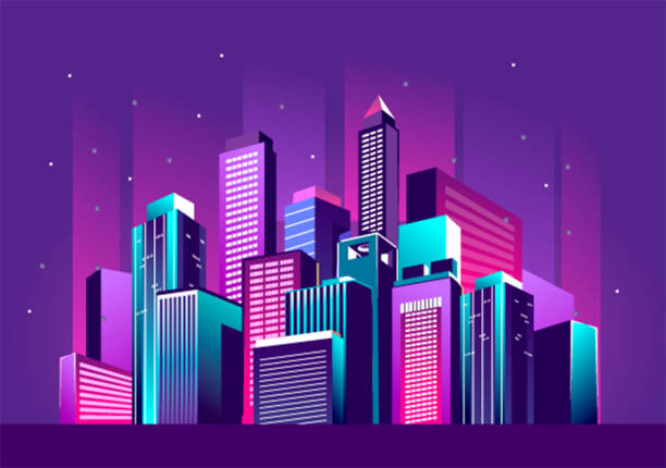 Abstract Glossy Neon Star Background Vector Illustration Vector Art At Vecteezy
