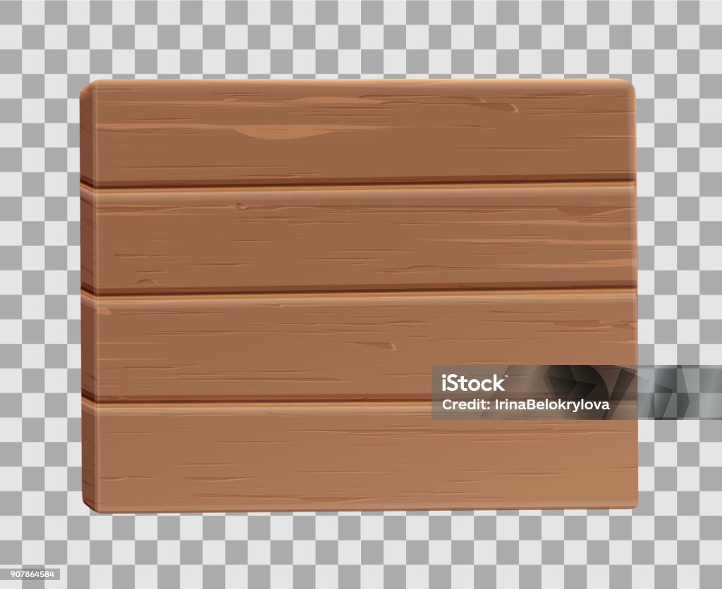 Vector realistic 3d wooden plank, sighboard Vector realistic 3d wooden plank, sighboard. High detailed illustration, hardwood natural panel, desk, oak material textured backdrop on transparent background. Backgrounds stock vector