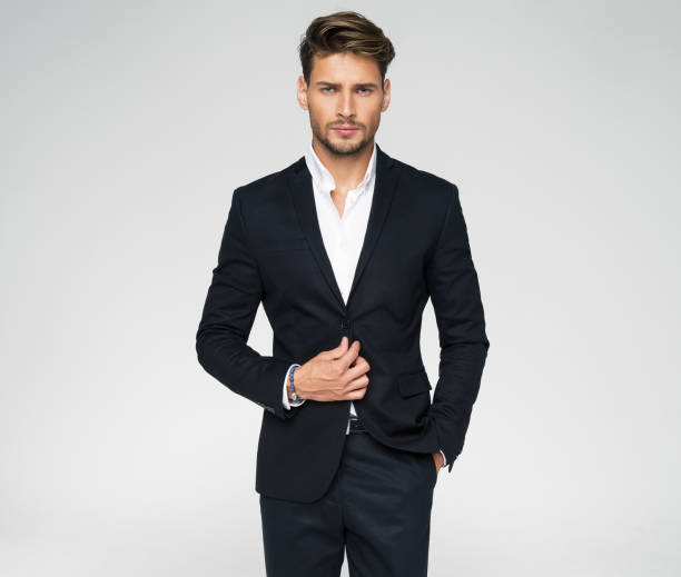 Handsome Man Stock Photo - Download Image Now - Men, Suit, Fashion Model -  iStock
