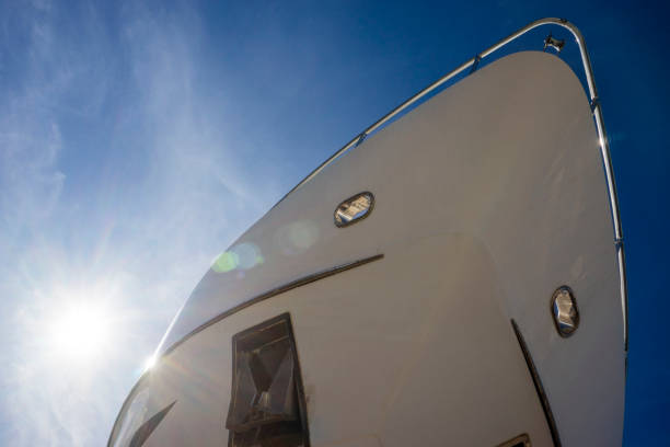 istock Marine Yacht against the sky 907865770