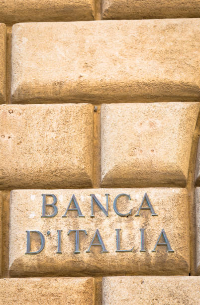 istock Bank of Italy text 907865884