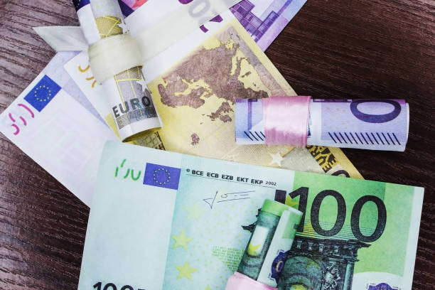 istock Euro money of different denominations 907868130