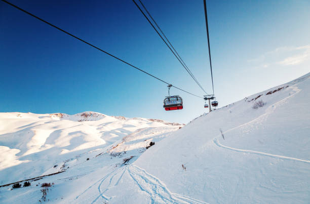 istock Ski Chairlift 907870984