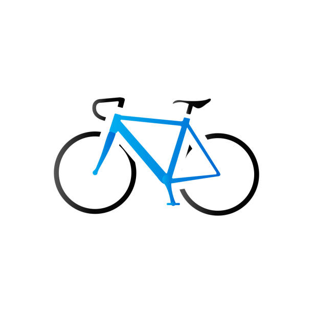 illustrations, cliparts, dessins animés et icônes de duo ton icon - vélo de route - racing bicycle cycling professional sport bicycle