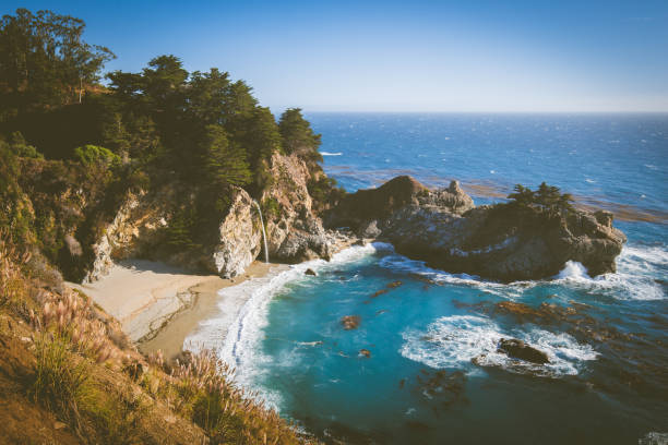 istock McWay Falls at sunset, Big Sur, California, USA 907882708