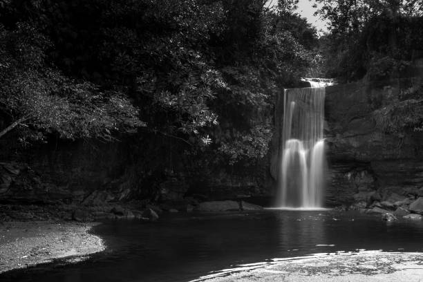 istock Waterfall in Chapada dos Guimaraes in Brazil 907889786