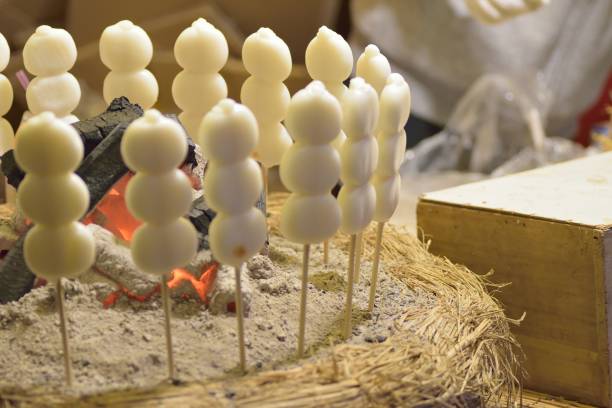 istock Japanese Street Food Dango rice dumpling sweet dish 907889970