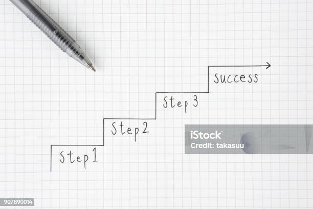 Conceptos De Negocio Para El Éxito Foto de stock y más banco de imágenes de Oficio con título - Oficio con título, Primer plano, Planificación