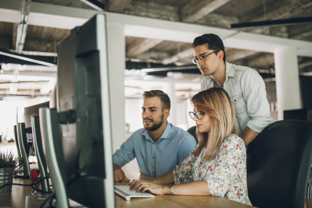 istock Young entrepreneurs in the office 907892066
