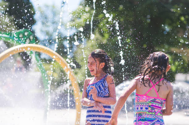 istock A Summer Afternoon at the Splash Pad 907893848