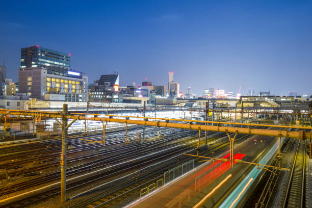 istock aerial view of railway station 907905988