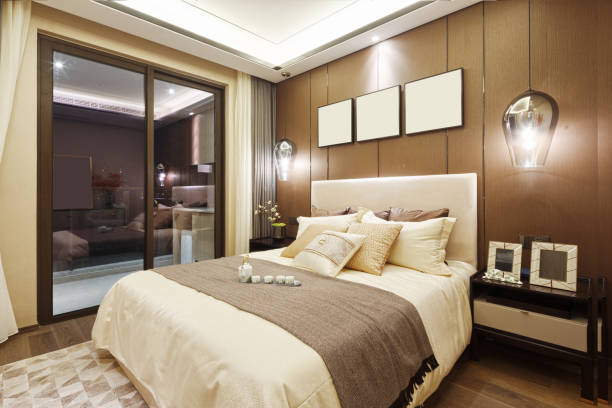 istock interior of modern bedroom 907910302