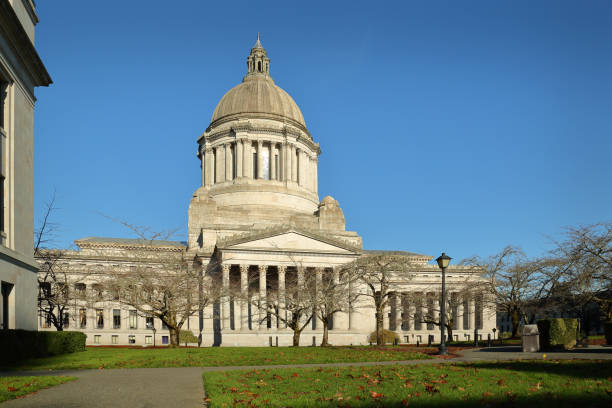 istock Olympia Washington Capital Building Dome, USA 907910940