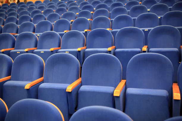 istock Details of blue armchairs 907916810