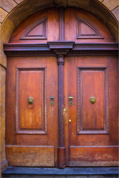 istock Old door in the Prague 907920148
