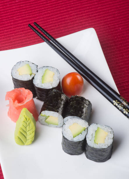 istock japanese food on a background. 907922344