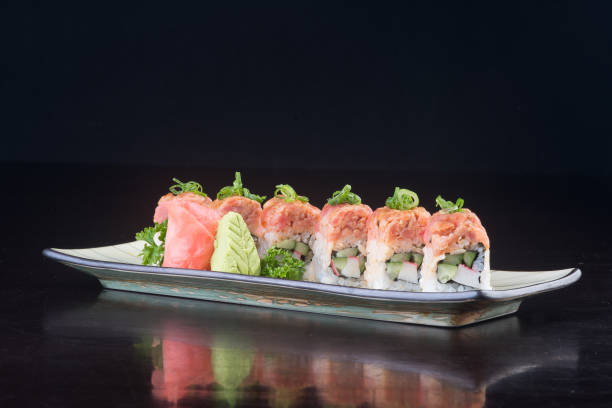 istock japanese food on a background. 907922998