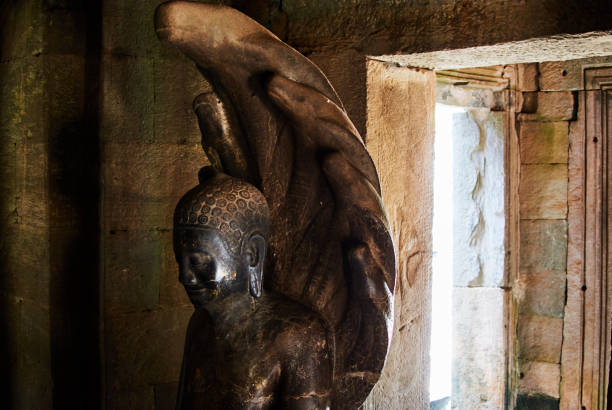 istock Historic building in Angkor wat Thom Cambodia 907925792