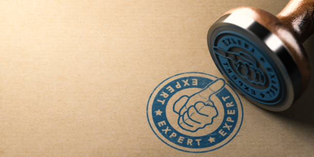 istock Professional Moving Company, Expert Label with Thumb Up 907932950