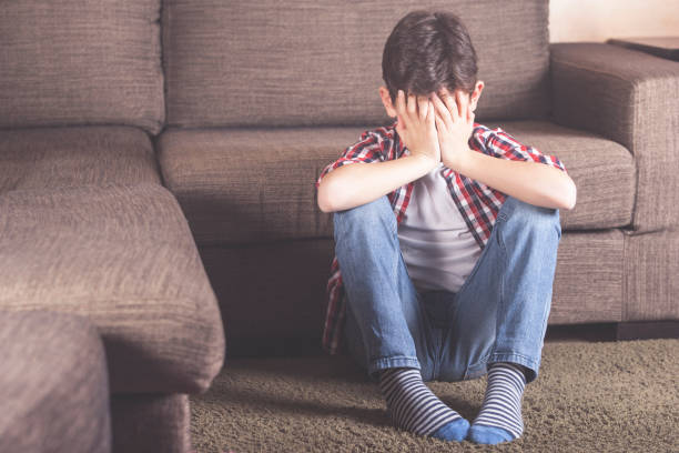 istock Depression, loneliness and teen social issues concept 907936084