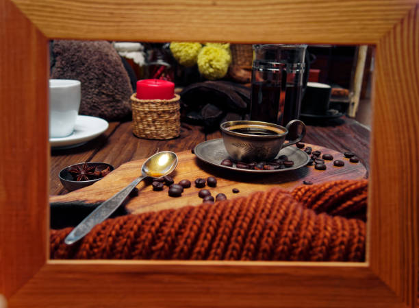 Coffee in winter