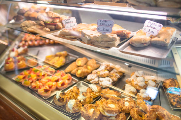 istock sweet pastry at cafe 907939072