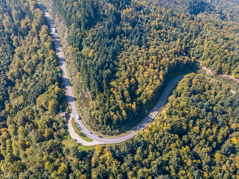 The curved Black Forest Road